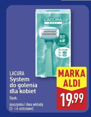 Maszynka + 2 wkłady Lacura body promocja