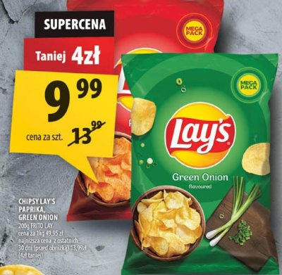 Chipsy Lay's Green Onion promocja w Arhelan