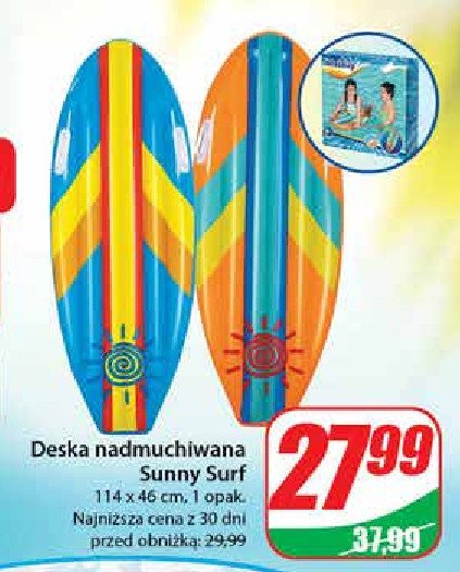 Deska nadmuchiwana sunny surf Bestway promocja