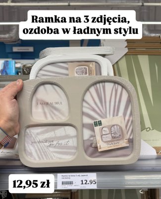 Ramka na 3 zdjęcia różne kolory promocja w Action