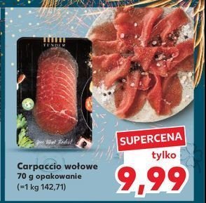 Carpaccio wołowe promocja