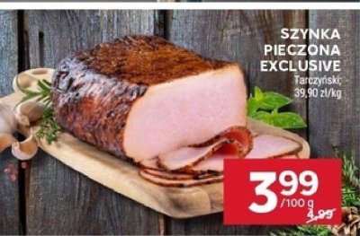 Szynka pieczona exclusive Tarczyński promocja w Stokrotka