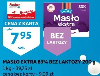 Masło ekstra bez laktozy Lumiko promocja