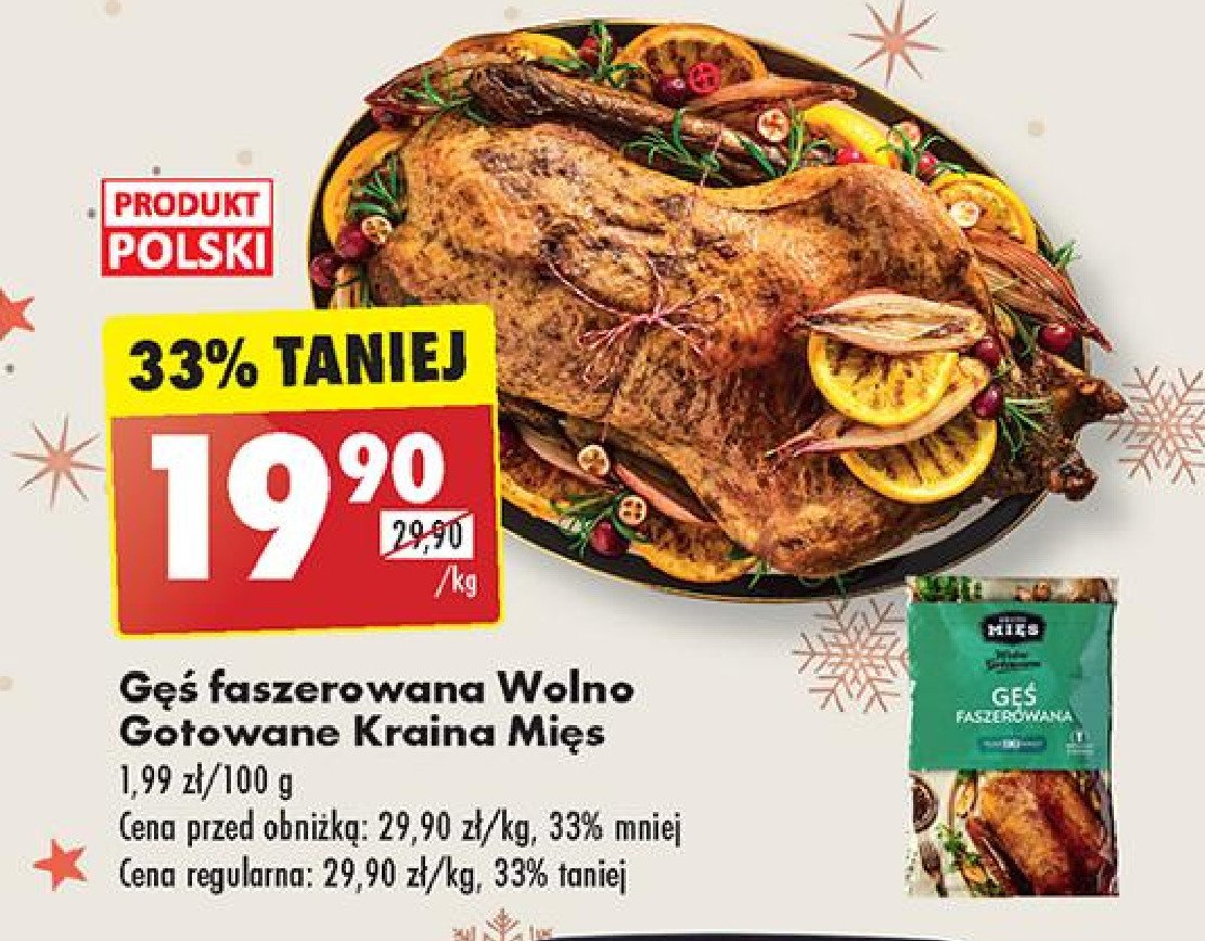 Gęś faszerowana Kraina mięs promocja