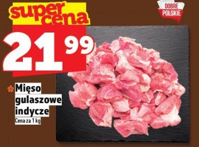 Mięso gulaszowe indycze promocja w TOPAZ