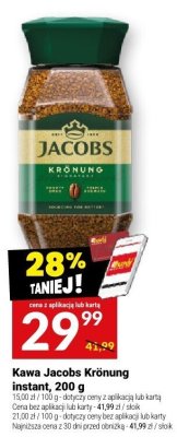 Kawa Jacobs Krönung instant, 200 g promocja w Twój Market