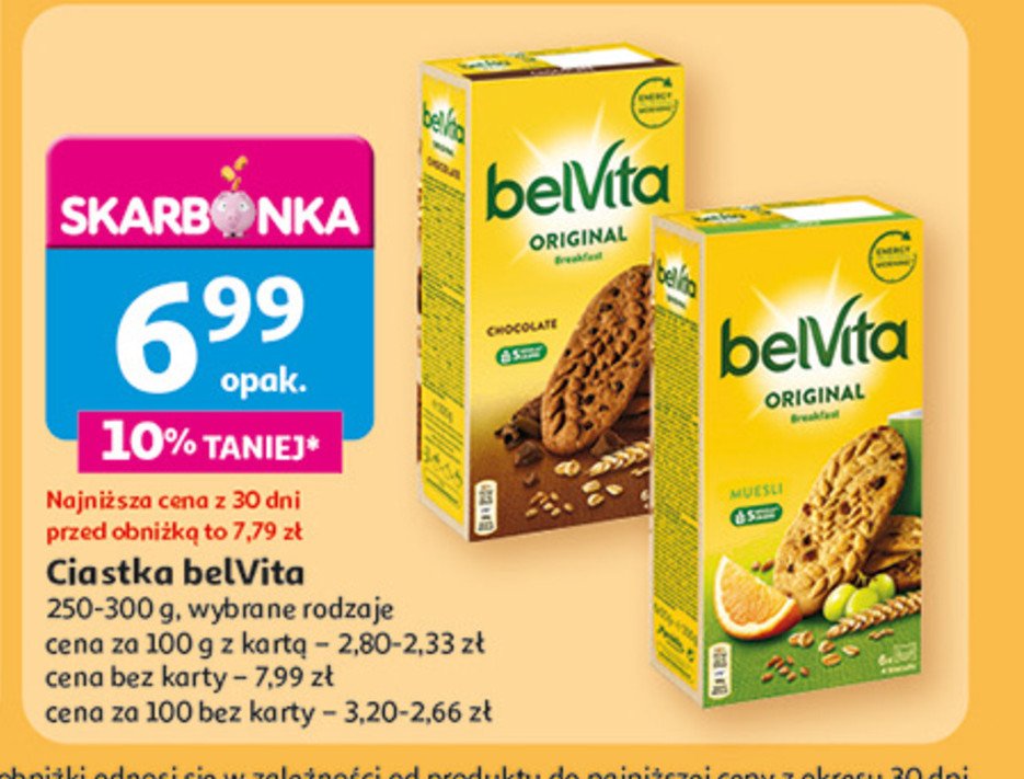 Ciastka zbożowe Belvita promocja