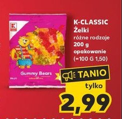 Żelki gummy bears K-classic promocja