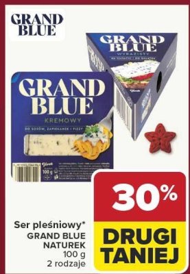 Ser pleśniowy GRAND BLUE kremowy NATUREK 100g promocja w Carrefour