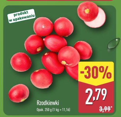 Rzodkiewki promocja w Aldi
