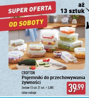 Pojemnikki na żywność Crofton promocja
