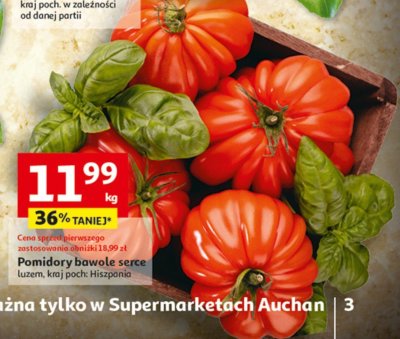 Pomidory promocja w Auchan