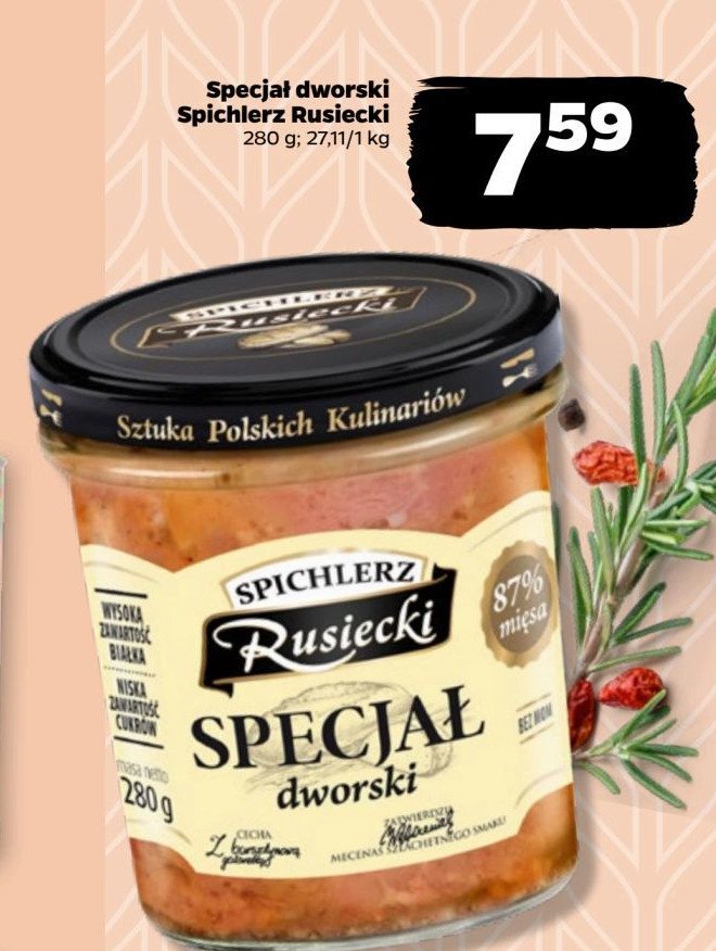 Specjał dworski Spichlerz rusiecki promocja w Netto