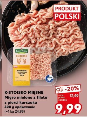 Mięso mielone z fileta z piersi kurczaka K-STOISKO MIĘSNE promocja w Kaufland