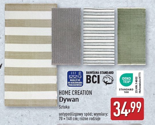 Dywan 70 x 140 cm Home creation promocja w Aldi