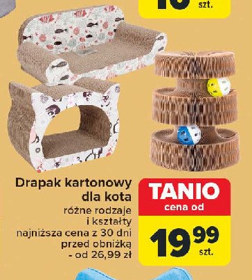 Drapak kartonowy promocja w Carrefour Market