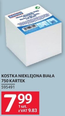 Kostka nieklejona biała 750 kartek promocja w Selgros