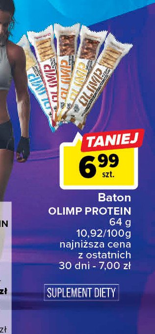 Baton proteinowy yummy cookie Olimp sport nutrition protein bar promocja