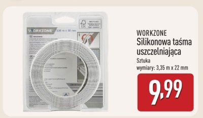 Silikonowa taśma uszczelniająca WORKZONE promocja w Aldi