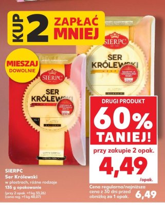 Ser Królewski w plastrach promocja w Kaufland