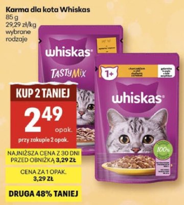 Karma dla kota Whiskas Tasty Mix promocja w Delikatesy Centrum