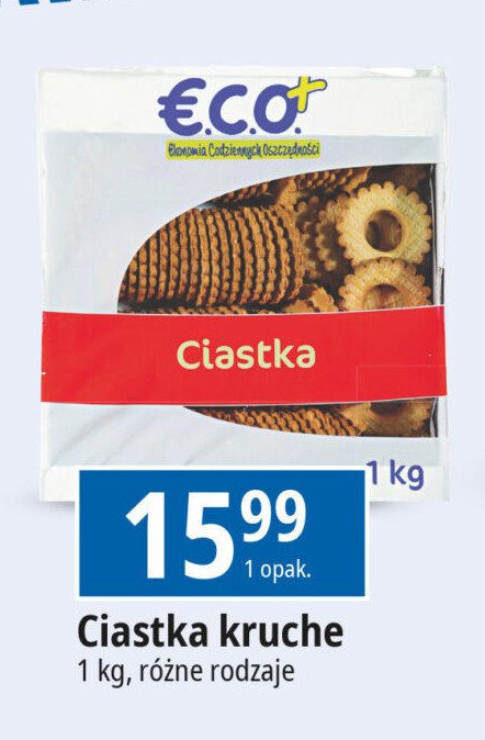 Ciastka Eco+ promocja w Leclerc