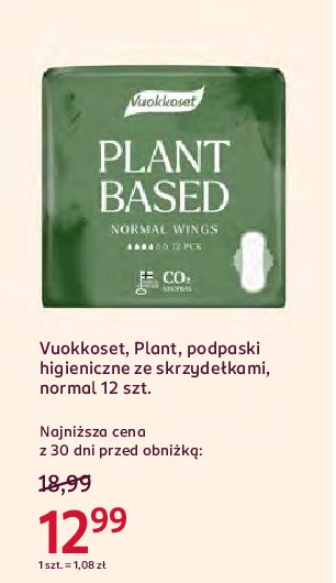 Podpaski normal Vuokkoset promocja