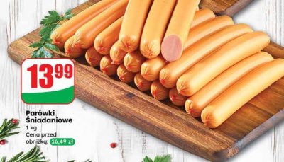 Parówki Śniadaniowe  promocja w Dino