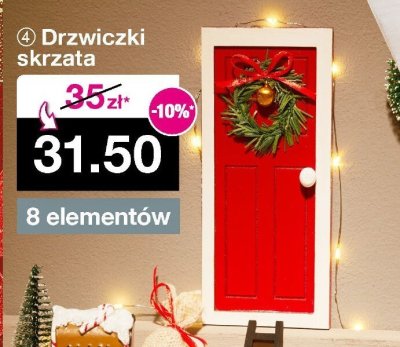Drzwiczki skrzata 8 elementów promocja w Woolworth