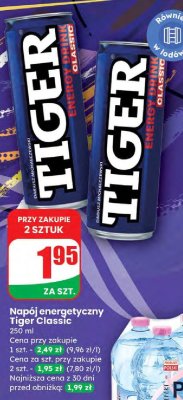 Napój energetyczny Tiger Classic promocja w Dino
