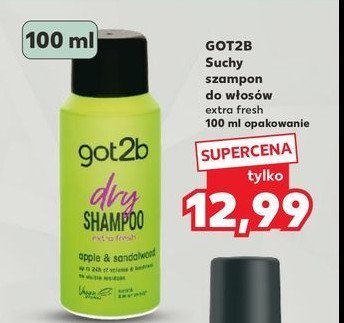 Suchy szampon extra fresh Got2b fresh it up promocja