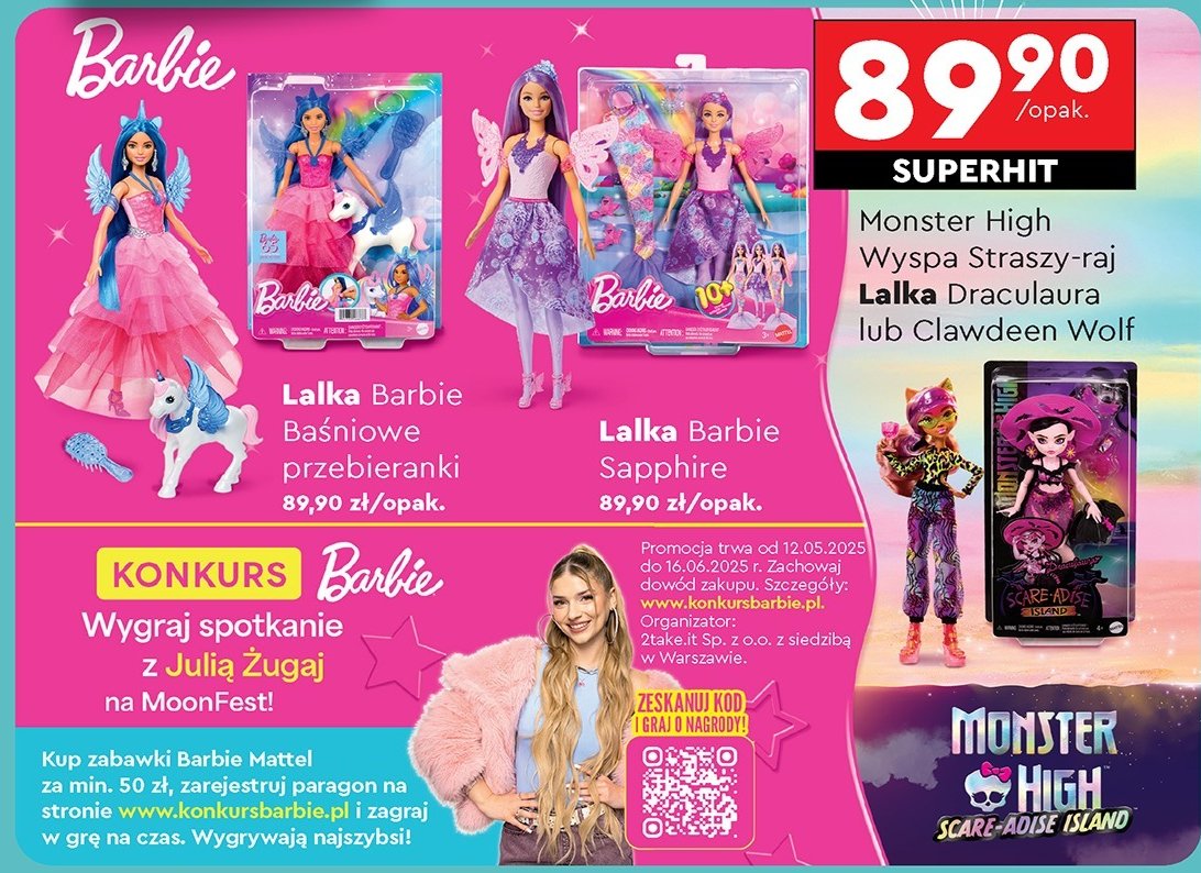 Monster high draculaura Mattel promocja