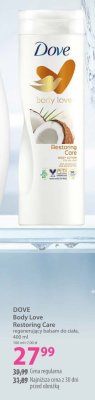 Balsam regenerujący do ciała DOVE Body Love Restoring Care promocja w Hebe