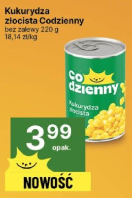 Kukurydza złocista Codzienny promocja w Delikatesy Centrum