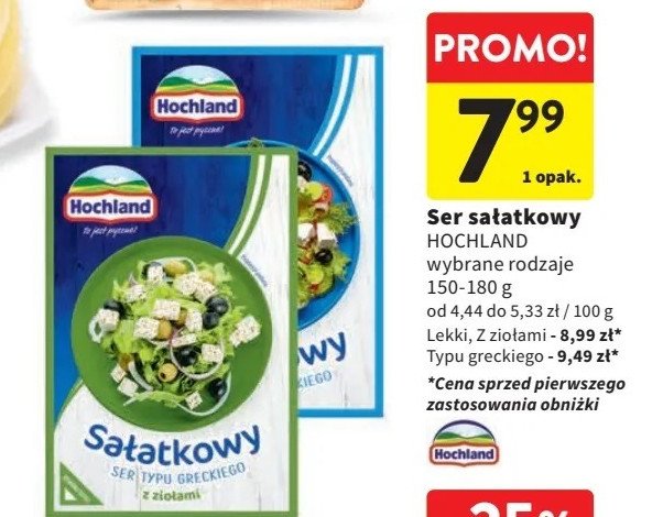 Ser sałatkowy z ziołami Hochland promocja