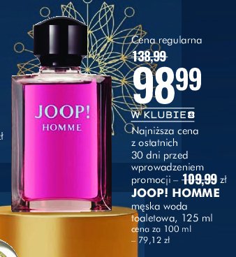 Woda perfumowana Joop! homme promocja