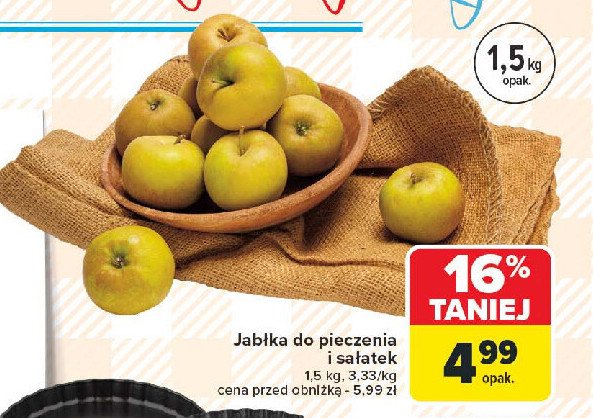 Jabłka do pieczenia promocja