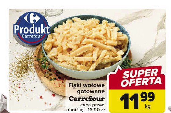 Flaki wołowe Carrefour promocja