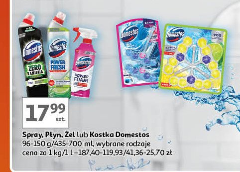 Kostka do wc blue water pink magnolia Domestos promocja