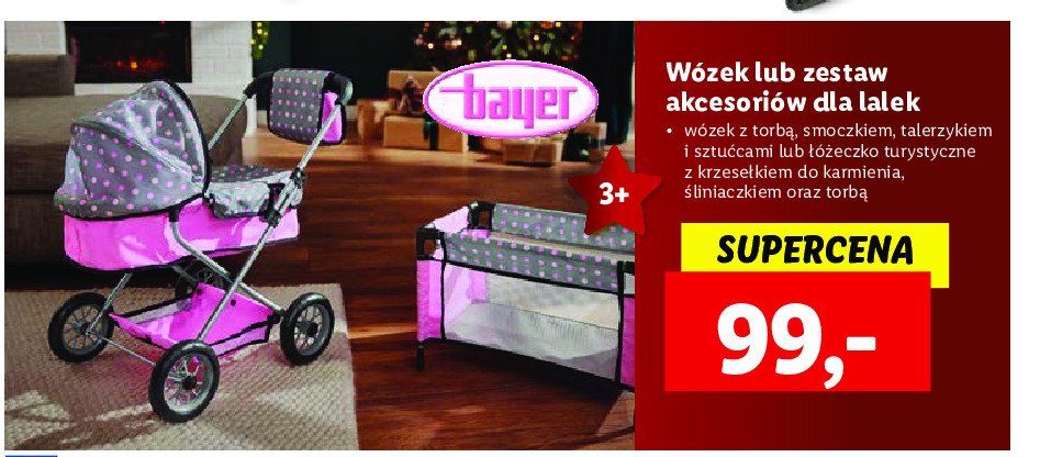 Zestaw akcesori贸w dla lalek Bayer promocja