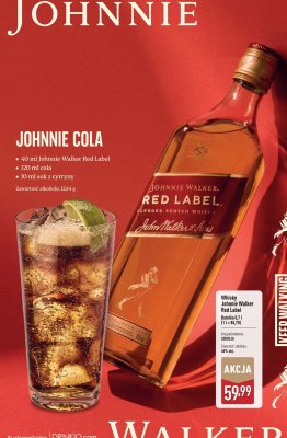 Whisky Johnnie Walker Red Label promocja w Aldi
