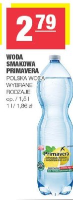 Woda smakowa Primavera Polska Woda wybrane rodzaje promocja w SPAR