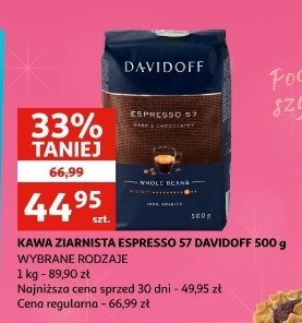 Kawa Davidoff cafe 57 espresso promocja