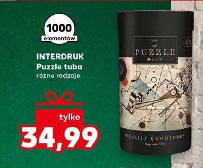 Puzzle INTERDRUK Puzzle tuba różne rodzaje 1000 elementów promocja w Kaufland