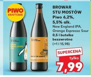 Piwo orange espresso sour Browar stu most贸w promocja