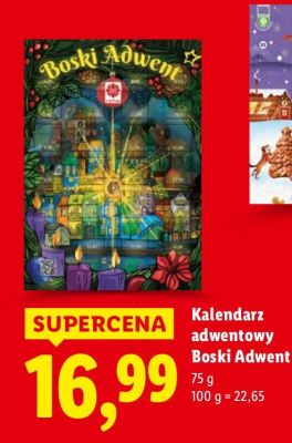 Kalendarz adwentowy Boski Adwent promocja w Lidl
