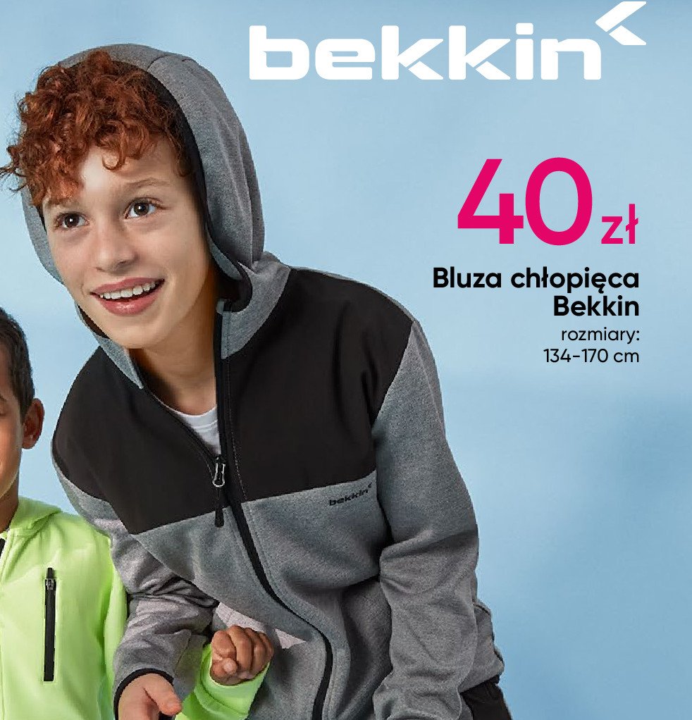 Bluza chłopięca 134-170 cm Bekkin promocja w Pepco