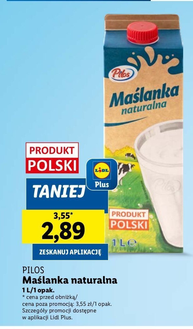 Maslanka naturalna Pilos promocja