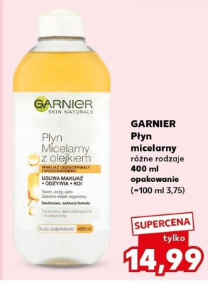 Płyn micelarny różne rodzaje Garnier promocja w Kaufland