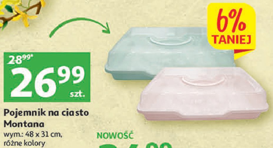 Pojemnik na ciasto montana 48 x 31 cm promocja